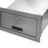 Postkast, läbi müüri, 285*H145mm, metall, reguleerimine 260-410mm, kellanupp, roostevaba C4 - Image 4