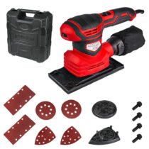 Raider RD-MSA30 3in1 multifunktsionaalne lihvmasin – 300 W, Ø125 mm / 90×187 mm, muudetav kiirus, BMC kohvris