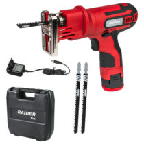 Raider RD-RS39Y akutikksaag – 12 V, 1.5 Ah, 25 mm, kiirkinnitus, kohver komplektis