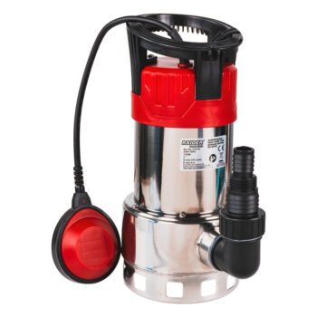 Raider RD-WP65 roostevabast terasest sukelpump reoveele – 1100 W, 9 m, Ø1", 333 l/min