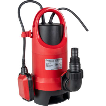 Raider RD-WP72 sukelpump reoveele – 750 W, 8 m, Ø1", 233 l/min, 35 mm osakestele, 360° väljalaskeavaga