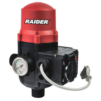 Raider RD-EPC03 automaatne pumbakontroller – 2,2 kW, 1", rõhukaitse ja kuivkäigukaitsega