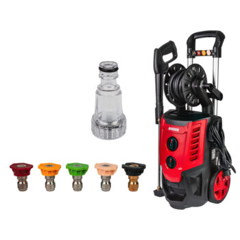 Raider RDP-HPC14 survepesur – 2500 W, 195 bar, harjadeta mootor, 7,8 l/min
