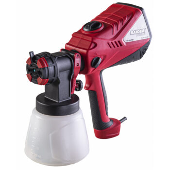 Raider RD-SGC09 elektriline värviprits 650W – düüsid Ø1.5 / Ø1.8 / Ø2.6 mm, 1000 ml mahutavus