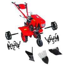 Raider RD-WT15 bensiinimootoriga kultivaator – 5,2 kW (7,0 hj), 1200 mm töölaius, 2+1 käiku, esituli