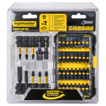 Top Master Pro 42-osaline magnetiga otsikukomplekt – löögikindel, S2 teras, 1/4″