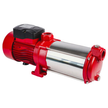 Raider RD-MSWP87 horisontaalne mitmetasandiline pump – 1350 W, 70 m, Ø1", 90 l/min, 6 turbiini - Image 2