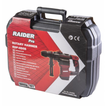 Raider RDP-HD56 puurvasar – 1800 W, 6 J, SDS+, betoonini ø35 mm, 3 töörežiimi - Image 3