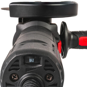 Raider Pro RDP-AG79 nurklihvija – 125 mm, 900 W, LCD-ekraan, 2 ketast, punane kohver, Black Edition - Image 3