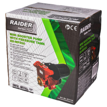 Raider RD-WP550 mini survepump koos paisupaagiga – 550 W, 45 l/min, 58 m - Image 3