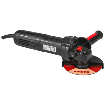 Raider Pro RDP-AG79 nurklihvija – 125 mm, 900 W, LCD-ekraan, 2 ketast, punane kohver, Black Edition - Image 4