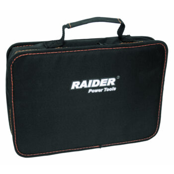 Raider akudrell, otslihvija ja LED lamp – 10,8V, 1,3 Ah, kott, otsikud - Image 4