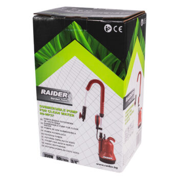 Raider RD-WP37 sukelpump puhtale veele – 350 W, 10 m, Ø¾" - Image 4
