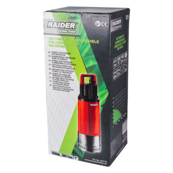 Raider RD-WP66 automaatne roostevabast terasest sukelpump puhtale veele – 1200 W, 40 m, Ø1", 100 l/min - Image 4