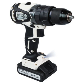 Raider Industrial tööriistakomplekt: harjadeta akutrell + löökmutrikeeraja, 2x2 Ah, kohver – RDI-CDB04W&HID01W - Image 4