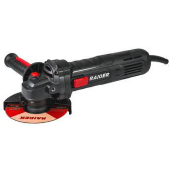 Raider Pro RDP-AG79 nurklihvija – 125 mm, 900 W, LCD-ekraan, 2 ketast, punane kohver, Black Edition - Image 5