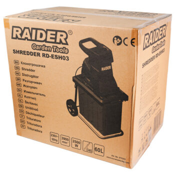 Raider RD-ESH03 oksapurustaja – 2500 W, 45 mm, 60 L - Image 5