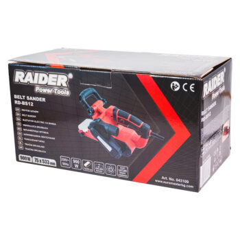 Raider RD-BS12 lintlihvmasin – 900 W, 75×533 mm, muudetav kiirus, kinnitusklambritega - Image 7