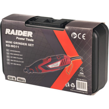 Raider RD-MG11 miniotsfrees – 135 W, paindvõll, reguleeritav kiirus, 40 tarvikut - Image 7