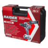 Raider Industrial akutrell, harjadeta, 20V, 155 Nm, 4 Ah, kohver – RDI-CDB03W - Image 8