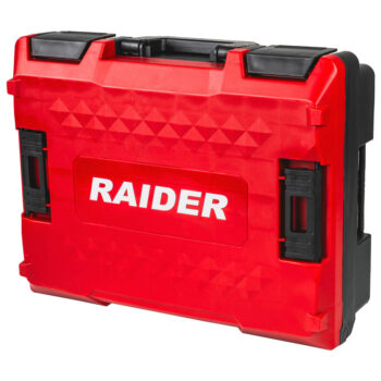 Raider Pro RDP-AG79 nurklihvija – 125 mm, 900 W, LCD-ekraan, 2 ketast, punane kohver, Black Edition - Image 8