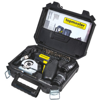 Top Master Pro 4-in-1 akukruvikeeraja – 3,6V, 1,5 Ah, 26 otsikut, LED, USB-laadimine, kohver - Image 8