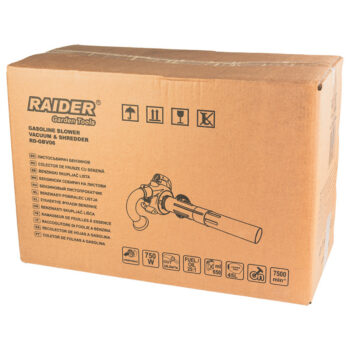 Raider RD-GBV06 bensiinipuhur-imur – 750 W, 45 l kott, 2-ühes funktsioon - Image 12
