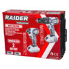 Raider Industrial tööriistakomplekt: harjadeta akutrell + löökmutrikeeraja, 2x2 Ah, kohver – RDI-CDB04W&HID01W - Image 15