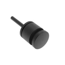 Punktkinnitus FLEX2 D=50mm; siledale pinnale, tagumine plaat keermega; klaasile 8-17,52mm, keere M10*125mm, AISI 304, must RAL9005