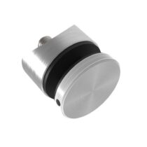 Punktkinnitus klaasile D 40mm; ümarale 42,4mm torule; puks h10mm, klaasile 8-17,52mm, keere M10*40mm, AISI 304, Satiin