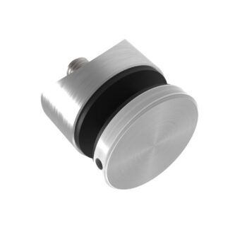 Punktkinnitus klaasile D 40mm; ümarale 42,4mm torule; puks h10mm, klaasile 8-17,52mm, keere M10*40mm, AISI 304, Satiin