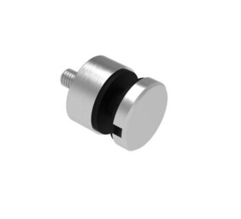 Punktkinnitus klaasile D 30mm; siledale pinnale; klaasile 6-12,76mm, keere M8*40mm, AISI 304, Satiin - Image 2