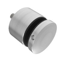 Punktkinnitus klaasile D 50mm; siledale pinnale; puks 52mm, klaasile 8-17,52mm, keere M10*90mm, AISI 304, Satiin