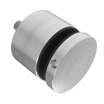 Punktkinnitus klaasile D 50mm; siledale pinnale; puks 15mm, klaasile 8-17,52mm, keere M10*70mm, AISI 316, Satiin