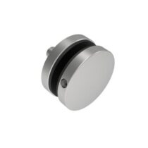 Punktkinnitus klaasile D 50mm; siledale pinnale; puks 10mm, klaasile 8-17,52mm, keere M10*45mm, AISI 304, ZAMAK