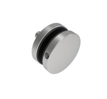 Punktkinnitus klaasile D 50mm; siledale pinnale; puks 10mm, klaasile 8-17,52mm, keere M10*45mm, AISI 304, ZAMAK