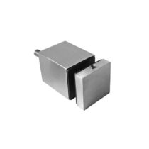 Punktkinnitus klaasile 40*40mm; siledale pinnale; puks 52mm, klaasile 8-17,52mm, keere M10*100mm, AISI 304, Satiin
