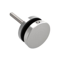 Punktkinnitus klaasile D 60mm; siledale pinnale; puks 10mm, klaasile 8-17,52mm, keere M10*100mm, AISI 304, Satiin