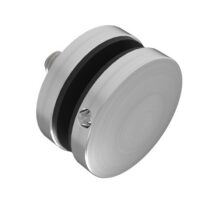 Punktkinnitus klaasile D 50mm; siledale pinnale; puks 10mm, klaasile 8-17,52mm, keere M10*45mm, AISI 316, Satiin