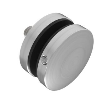 Punktkinnitus klaasile D 50mm; siledale pinnale; puks 10mm, klaasile 8-17,52mm, keere M10*45mm, AISI 316, Satiin