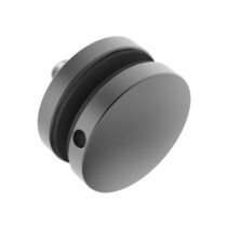 Punktkinnitus klaasile D 50mm; siledale pinnale; puks 10mm, klaasile 8-17,52mm, keere M10*45mm, AISI 304, tumehall, RAL7016