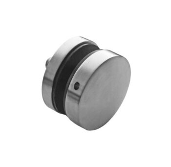 Punktkinnitus klaasile D 70mm; siledale pinnale; puks 10mm, klaasile 8-17,52mm, keere M10*45mm, AISI 304, Satiin