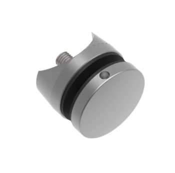 Punktkinnitus klaasile D 70mm; ümarale 42,4mm torule; puks 10mm, klaasile 8-17,52mm, keere M10*40mm, AISI 304, Satiin