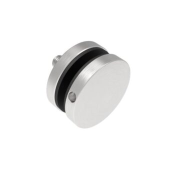 Punktkinnitus klaasile D 50mm; siledale pinnale; puks h10mm, klaasile 8-17,52mm, keere M10*45mm, AISI 304, Satiin