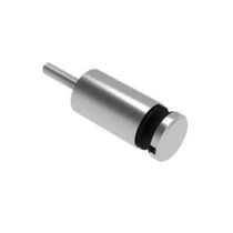 Punktkinnitus klaasile D 30mm; siledale pinnale; puks h52mm, klaasile 6-12,76mm, keere M8*100mm, AISI 304, Satiin