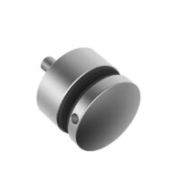 Punktkinnitus klaasile D 50mm; siledale pinnale; puks 22mm, klaasile 8-17,52mm, keere M10*75mm, AISI 304, Satiin