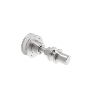 Kuulliigendiga klaasikinnitus – AISI 304, satiin, klaasile 12–26 mm - Image 2