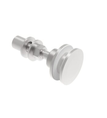 Kuulliigendiga klaasikinnitus – AISI 304, satiin, klaasile 12–26 mm - Image 3