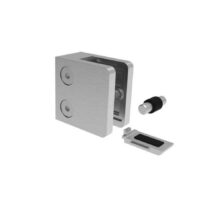 Klaasi-või lehtmetalli kinnitus Model 230P, lisatugi, kinnituse suurus 45*45/26mm, paksusele 1,5 - 10,76mm