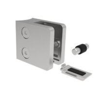 Klaasi-või lehtmetalli kinnitus Model 230P, klaasile 1,5-10,76mm, lisahoidja, ümarale 42,4mm, AISI 304, Satiin